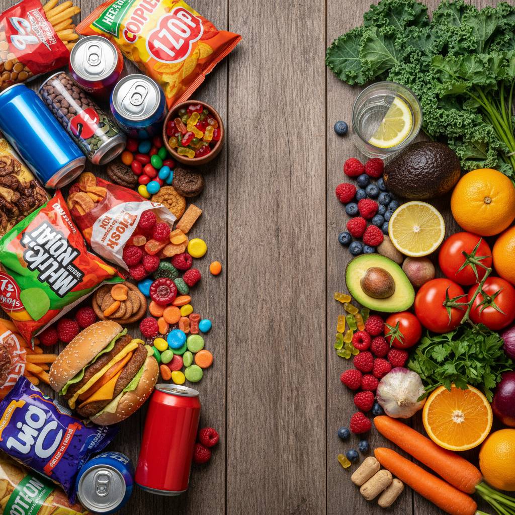 Le piège du plaisir éphémère — malbouffe vs alimentation vivante