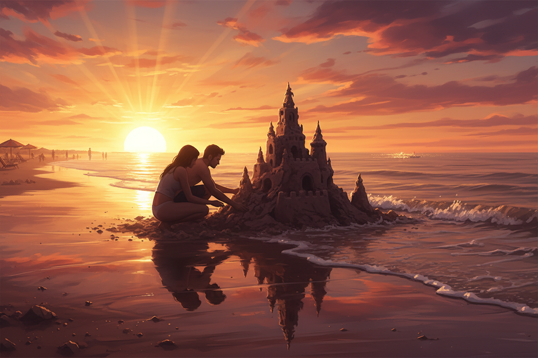 Les Châteaux de Sable : Quand nos Relations s'Effondrent à la Première Vague