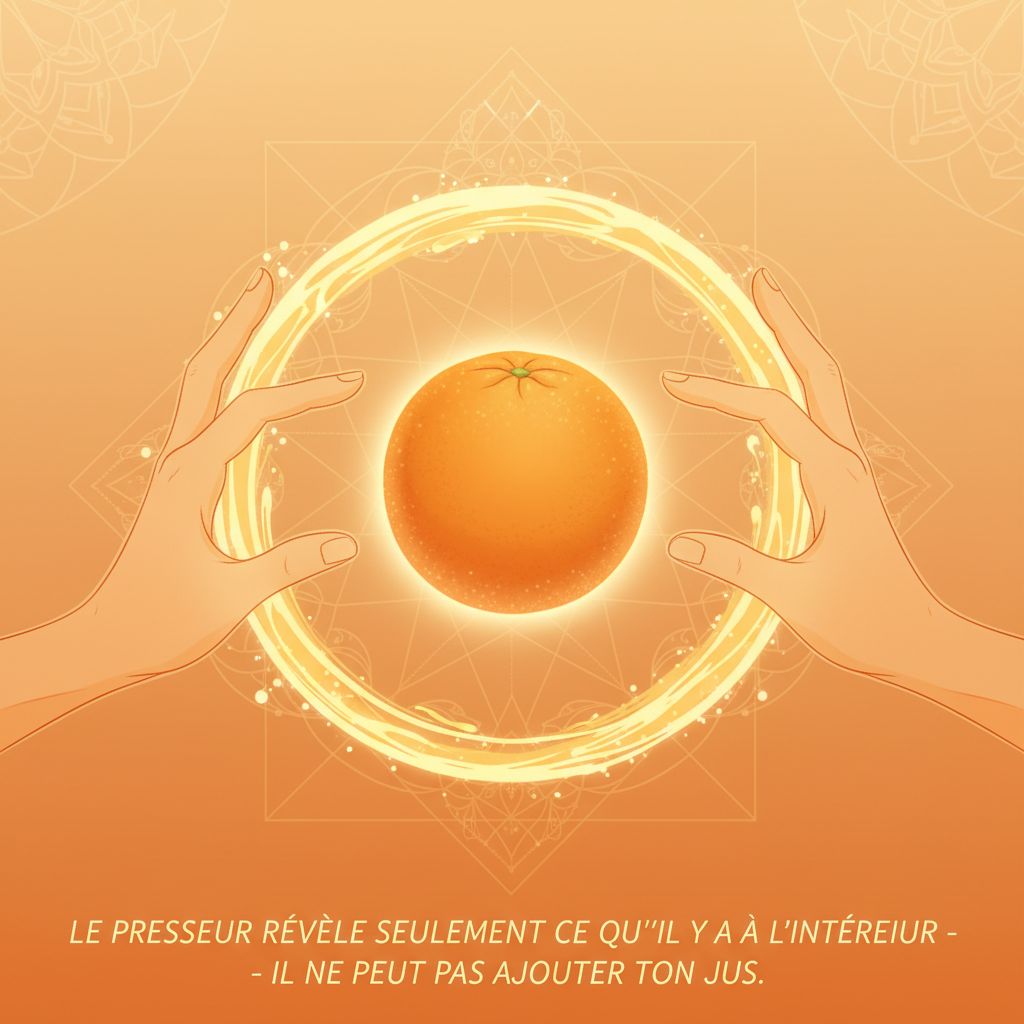 La Philosophie de l'Orange : Ce Qui Sort de Toi Révèle Ce Qu'il Y a en Toi