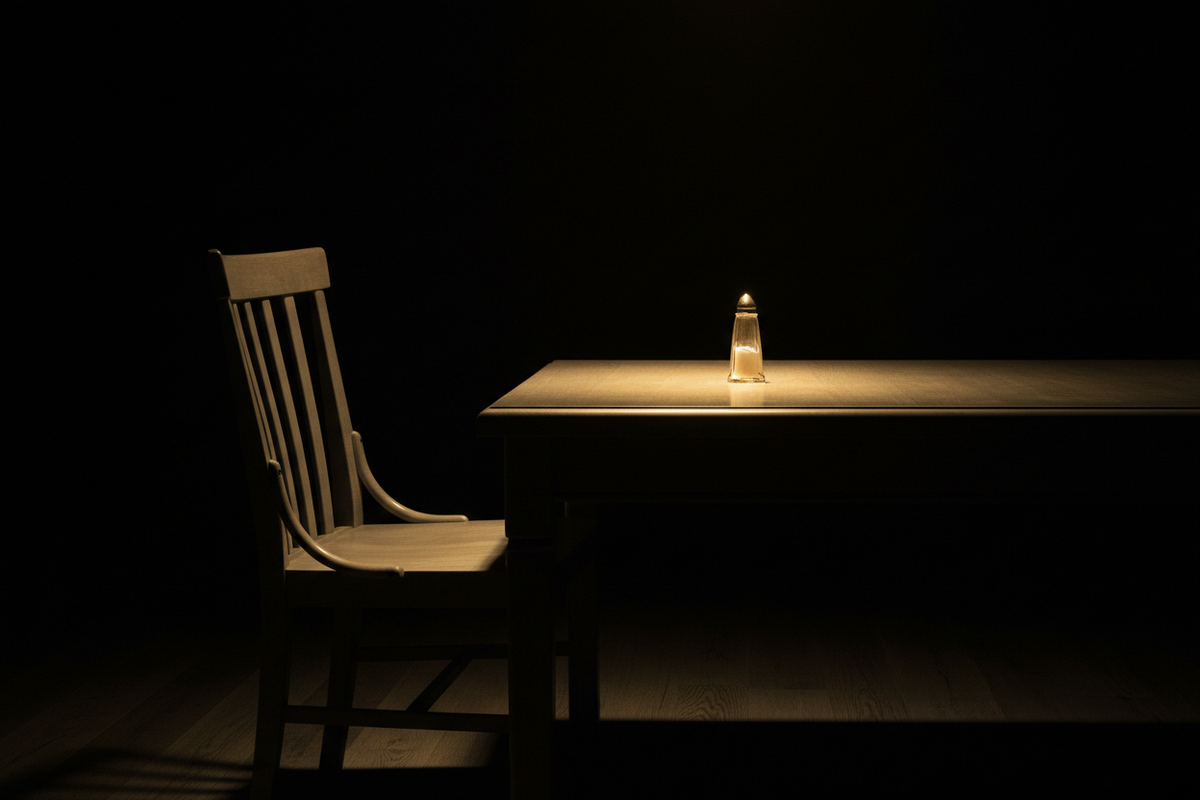 Tu es ce sel. 🧂 — L'absence comme une mort