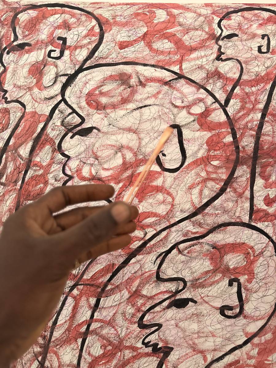Gratte-langue en cuivre — Salaman Le Griot Jnani