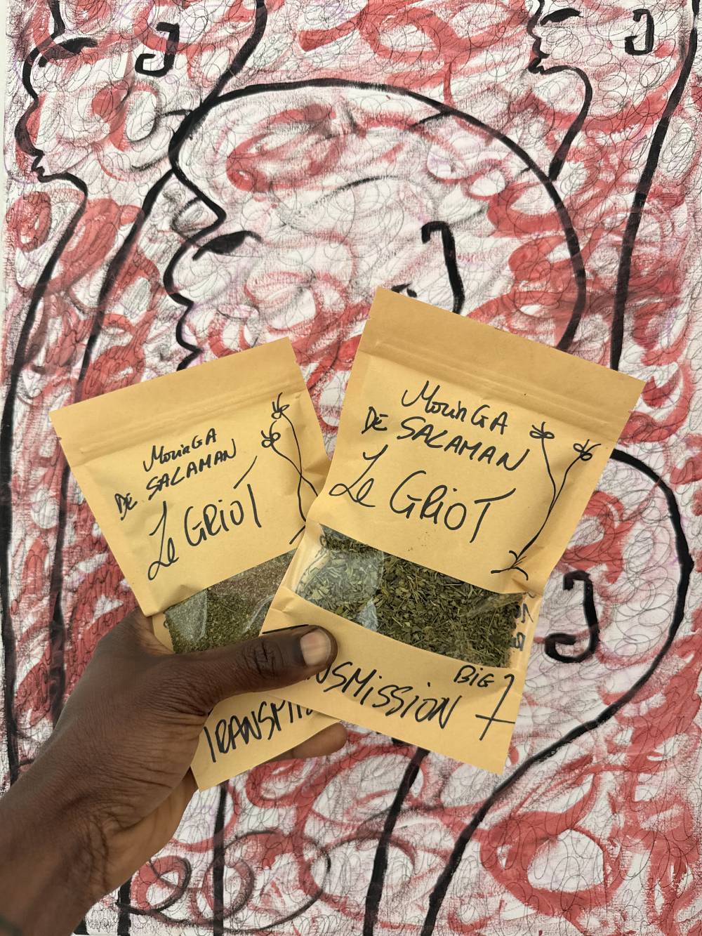 PACK BIG 7 COMPLET - SALAMAN LE GRIOT | Feuilles 50g + Poudre 140g — Le Rituel des Familles Souveraines