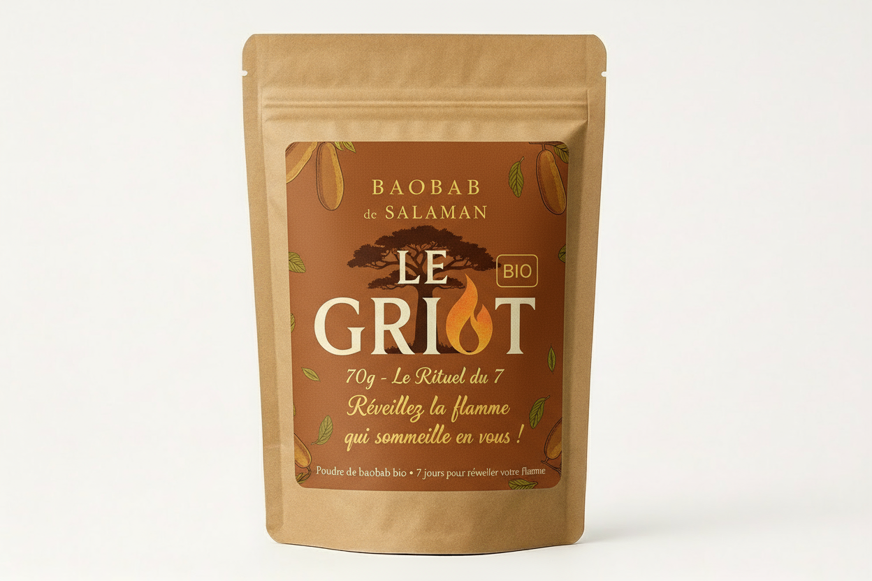 BAOBAB 70g - Fond Blanc Studio