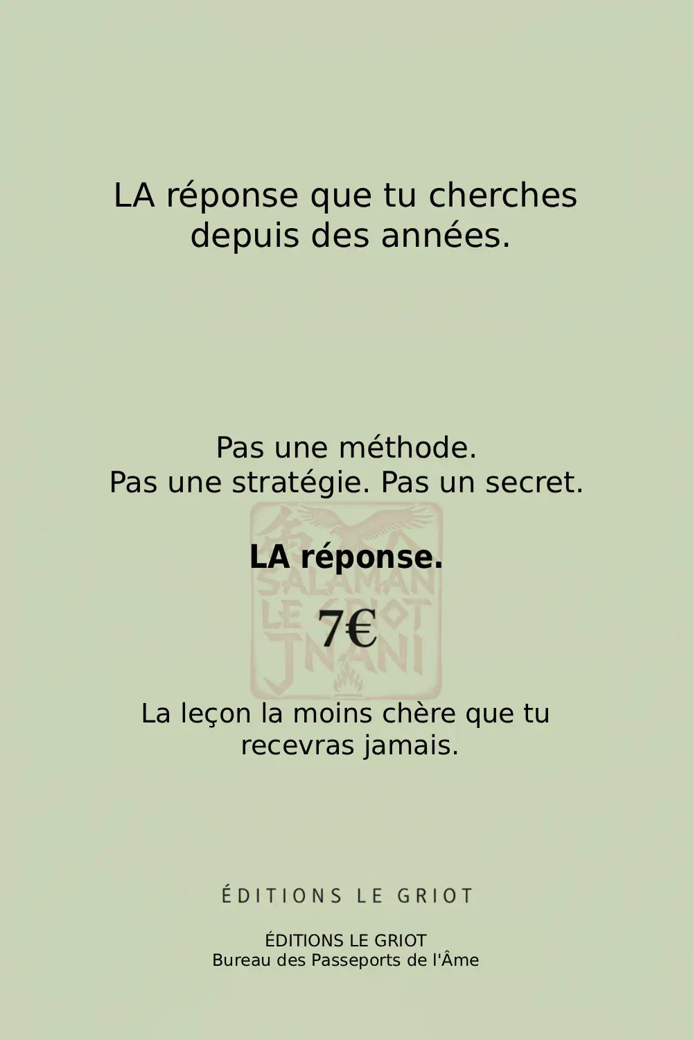 Comment Faire de l'Argent ? Par — Salaman Le Griot Jnani 🔥