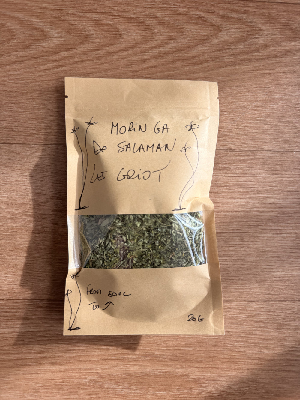 MORINGA de SALAMAN LE GRIOT | FEUILLE BIO 25g - L'Éveil Sacré