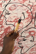 Le Bois Sacré — Fond artistique avec fumée