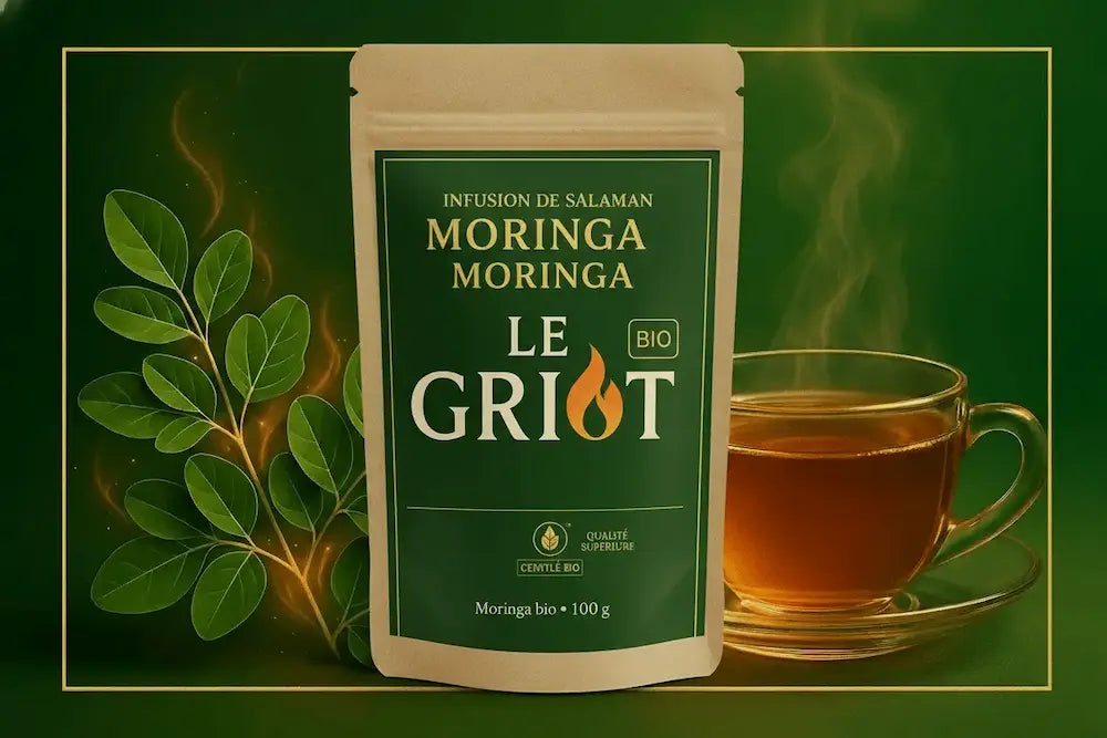 MORINGA de SALAMAN LE GRIOT | FEUILLE BIO 25g - L'Éveil Sacré