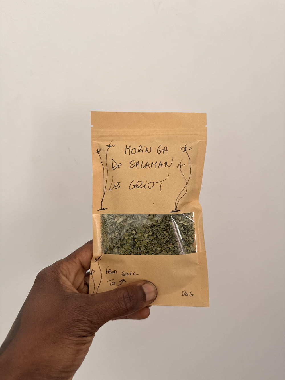 MORINGA de SALAMAN LE GRIOT | FEUILLE BIO 25g - L'Éveil Sacré